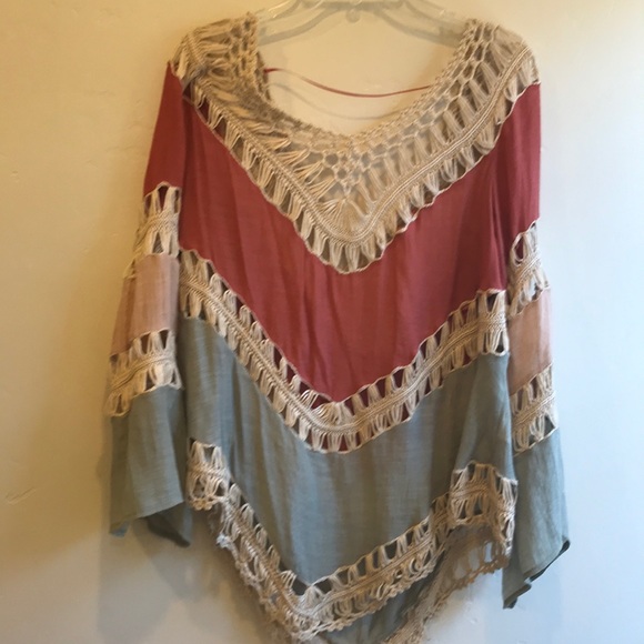 Other - Boho poncho